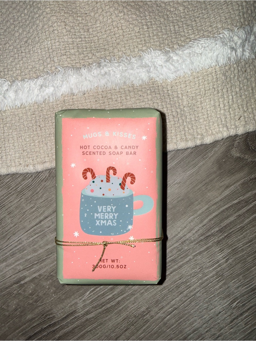 Kohl's Hot Cocoa & Candy Scented Soap Bar - Pink & Light Green